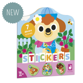 JANOD | Stickerboek met herbruikbare stickers - de tuin