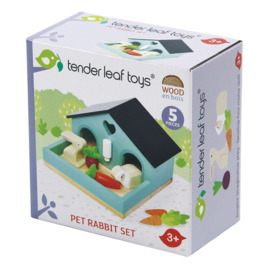 TENDER LEAF TOYS | Huisdieren set konijn