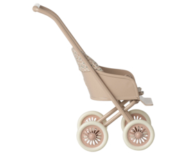 MAILEG | Poppenhuis wandelwagen poeder roze - muis