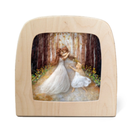TOVERLUX | Wisselplaat voor lamp & frame - moeder met kinderen