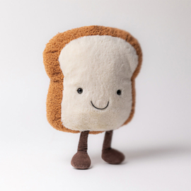 JELLYCAT | Amuseables knuffel boterham - 16 x 11 x 5 cm