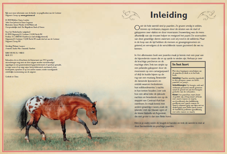UITGEVERIJ GOTTMER | Het allermooiste boek over paarden