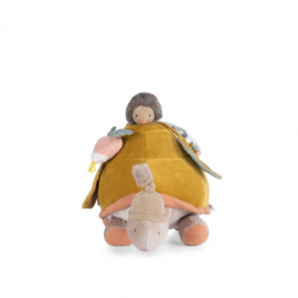 MOULIN ROTY | Activiteitenknuffel schildpad - Trois petits lapins