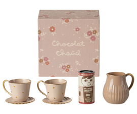 MAILEG | Poppenhuis warme chocomel set - miniatuur