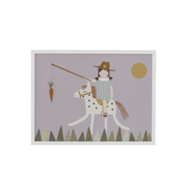 BLOOMINGVILLE MINI | Poster Rosa en paard