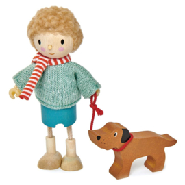 TENDER LEAF TOYS | Poppenhuis popje meneer Goodwood & hond