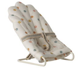 MAILEG | Poppenhuis wipstoeltje stip - MY / muis