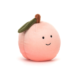 JELLYCAT | Knuffel perzik - Fabulous Fruit Peach - 9 x 8 cm