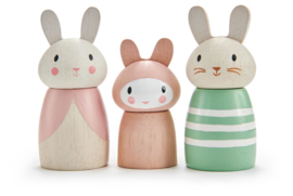 TENDER LEAF TOYS | Houten popjes konijnenfamilie