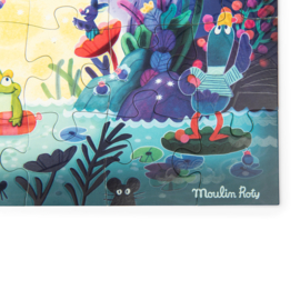 MOULIN ROTY |  Puzzel glow in the dark - La mara aux grenouilles