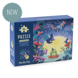 MOULIN ROTY |  Puzzel glow in the dark - La mara aux grenouilles