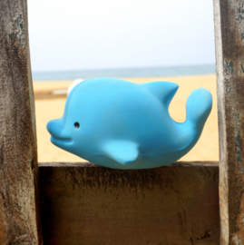 TIKIRI TOYS | Bijt- en badspeelgoed met rammelaar - Dolfijn