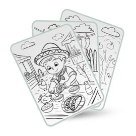 KIDYWOLF | Tekenbord kidydraw pad - eten