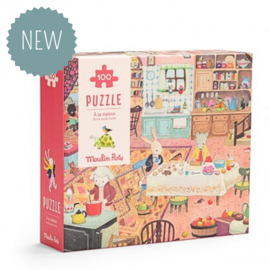 MOULIN ROTY | Puzzel in het huis - la grande famille - 100st