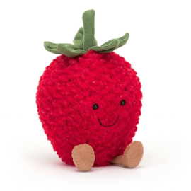 JELLYCAT | Amuseable Knuffel Aardbei - Amuseable Strawberry - 20 x 13 cm