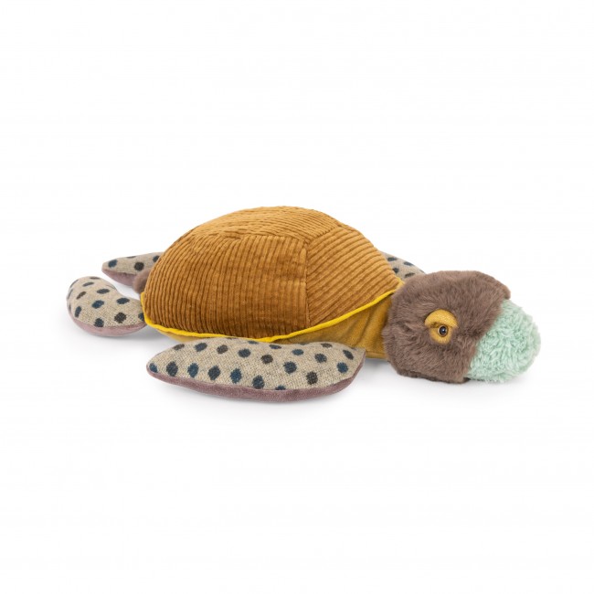 MOULIN ROTY | Knuffel schildpad -Tout autour du monde - 36 cm