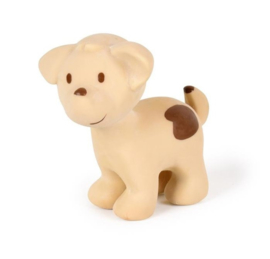 TIKIRI TOYS | Bijt- en bad speelgoed met rammelaar - Hond