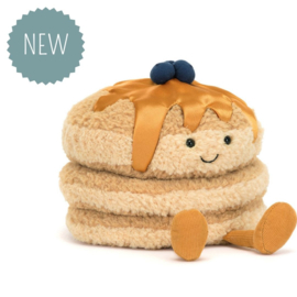 JELLYCAT | Amuseables knuffel fran pancakes - 15 x 16 x 15 cm