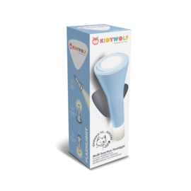 KIDYWOLF | 3-in-1 zaklamp blauw