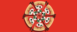 JELLYCAT | Amuseable Knuffel Pizzapunt - 19 cm