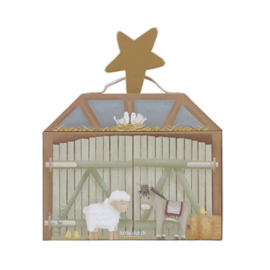LITTLE DUTCH | Kerststal speelkoffer