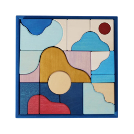 GRIMM'S | Bouwblokken set wave - 22st