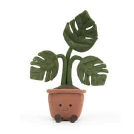 JELLYCAT | Amuseable Knuffel Monstera Plant - 43 x 15 cm