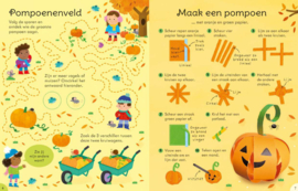 USBORNE | Doeboek Halloween - knutselen & puzzelen