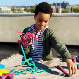 CLIXO | Magnetisch constructiespeelgoed - rainbow pack - 42st