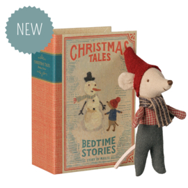 MAILEG | Kerstmuisje baby in boek