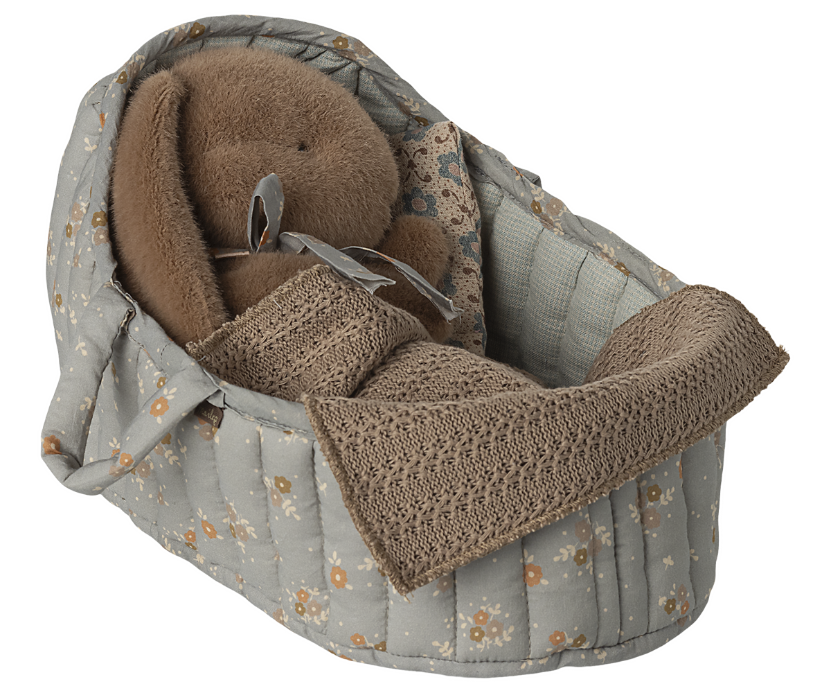 MAILEG | Poppenreiswieg blauw - 17 x 29 cm