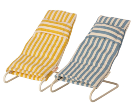 MAILEG | Poppenhuis strandstoelen set - muis