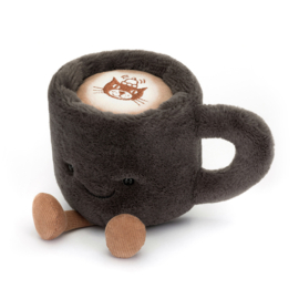 JELLYCAT | Amuseable Knuffel Kopje koffie - Coffee Cup - 14 x 10 cm