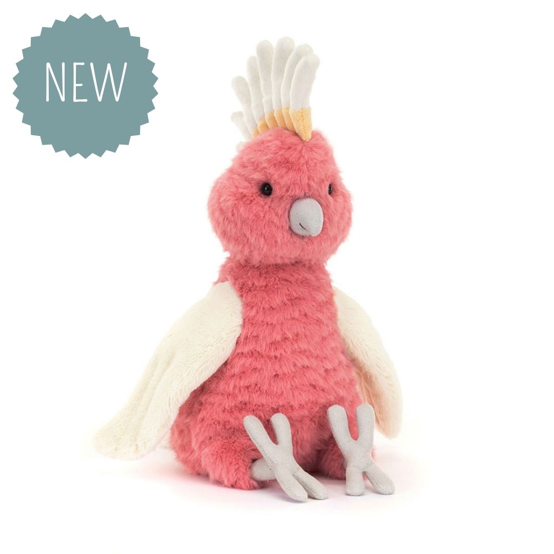 JELLYCAT | Knuffel Squawkatoo - 25 x 11 x 11 cm