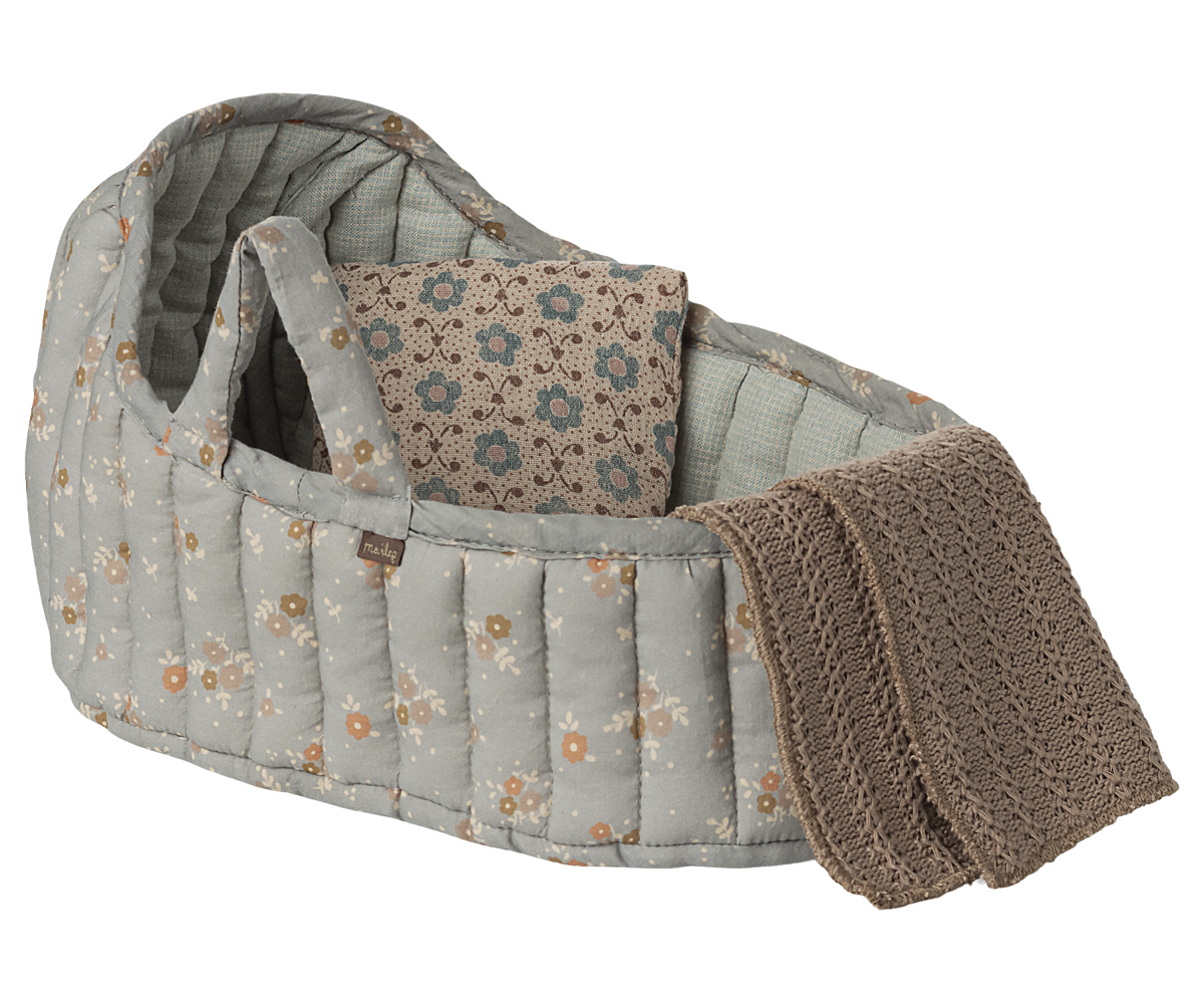 MAILEG | Poppenreiswieg blauw - 17 x 29 cm