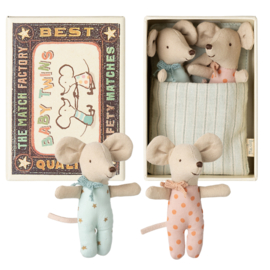 MAILEG | Muis baby tweeling in luciferdoosje
