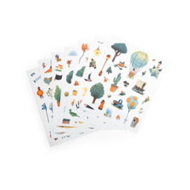 MOULIN ROTY | Kleurboek met stickers - La Bande à Jojo