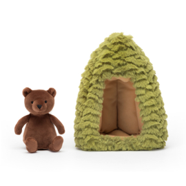 JELLYCAT | Knuffel Beer & Boom - Forest Fauna Bear - 19 x 14 cm