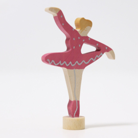 GRIMM'S | Decoratie figuur - ballerina roze