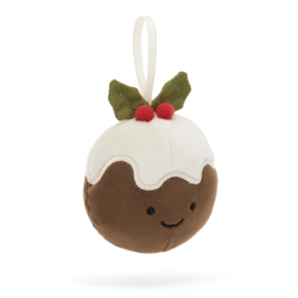 JELLYCAT |  Knuffel Festive Folly Christmas Pudding - 7 cm