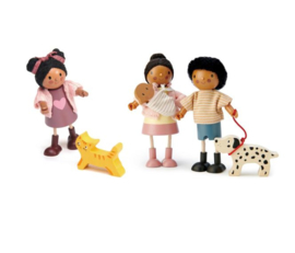 TENDER LEAF TOYS | Poppenhuis poppen set Familie Forrester