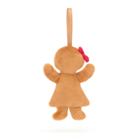 JELLYCAT |  Knuffel Festive Folly Gingerbread Ruby - 10 cm