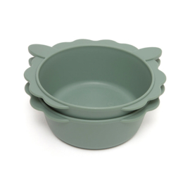 PETIT MONKEY | Kom Lammetje Slate Green - set van 2