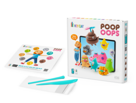 HEY CLAY | Boetseerklei Poop Oops - 9 figuren