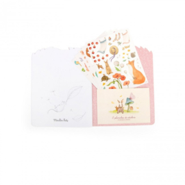 MOULIN ROTY | Kleurboek met 230 stickers - Les Rosalies