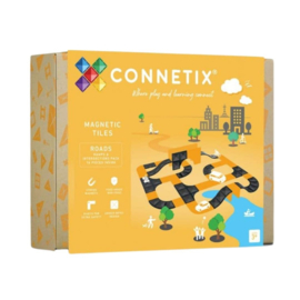 CONNETIX TILES | Magnetische tegels - ramps & intersections - 16 stuks