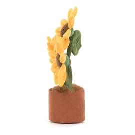 JELLYCAT | Amuseables knuffel zonnebloem in pot - 35 x 11 x 11  cm