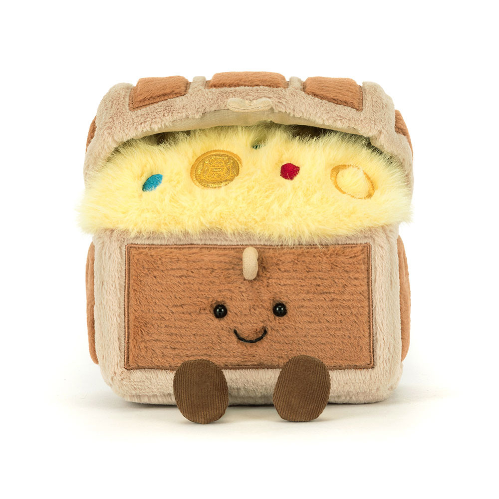 JELLYCAT | Amuseables knuffel schatkist - 19 x 17 x 11 cm