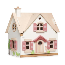 TENDER LEAF TOYS | Poppenhuis cottage - gemeubileerd