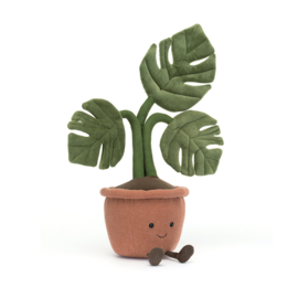 JELLYCAT | Amuseable Knuffel Monstera Plant - 43 x 15 cm